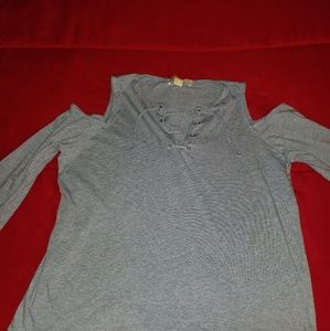 Michael Kors cold shoulder shirt